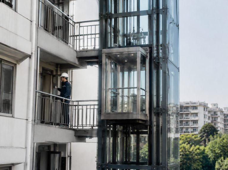黔南布依族苗族自治州旧楼加建观光电梯